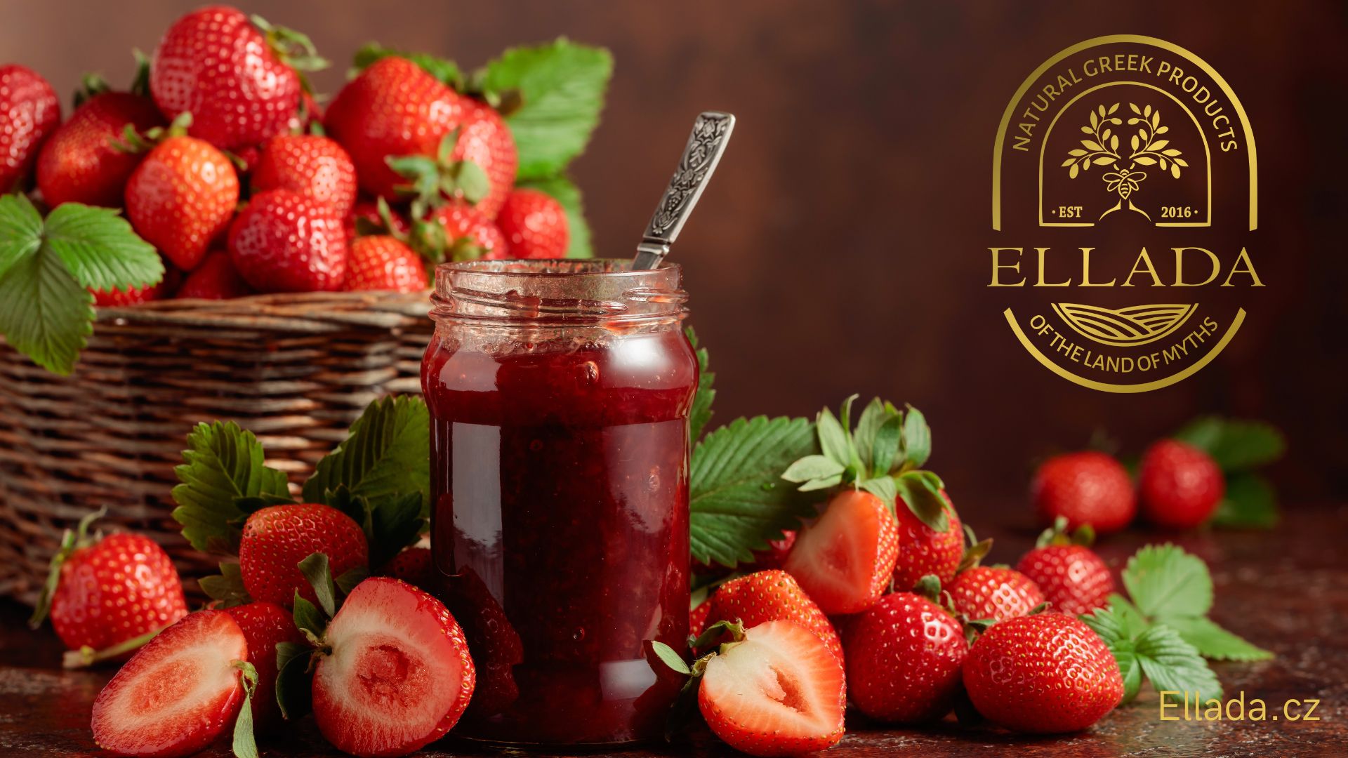 Řecké džemy, marmelády a med.