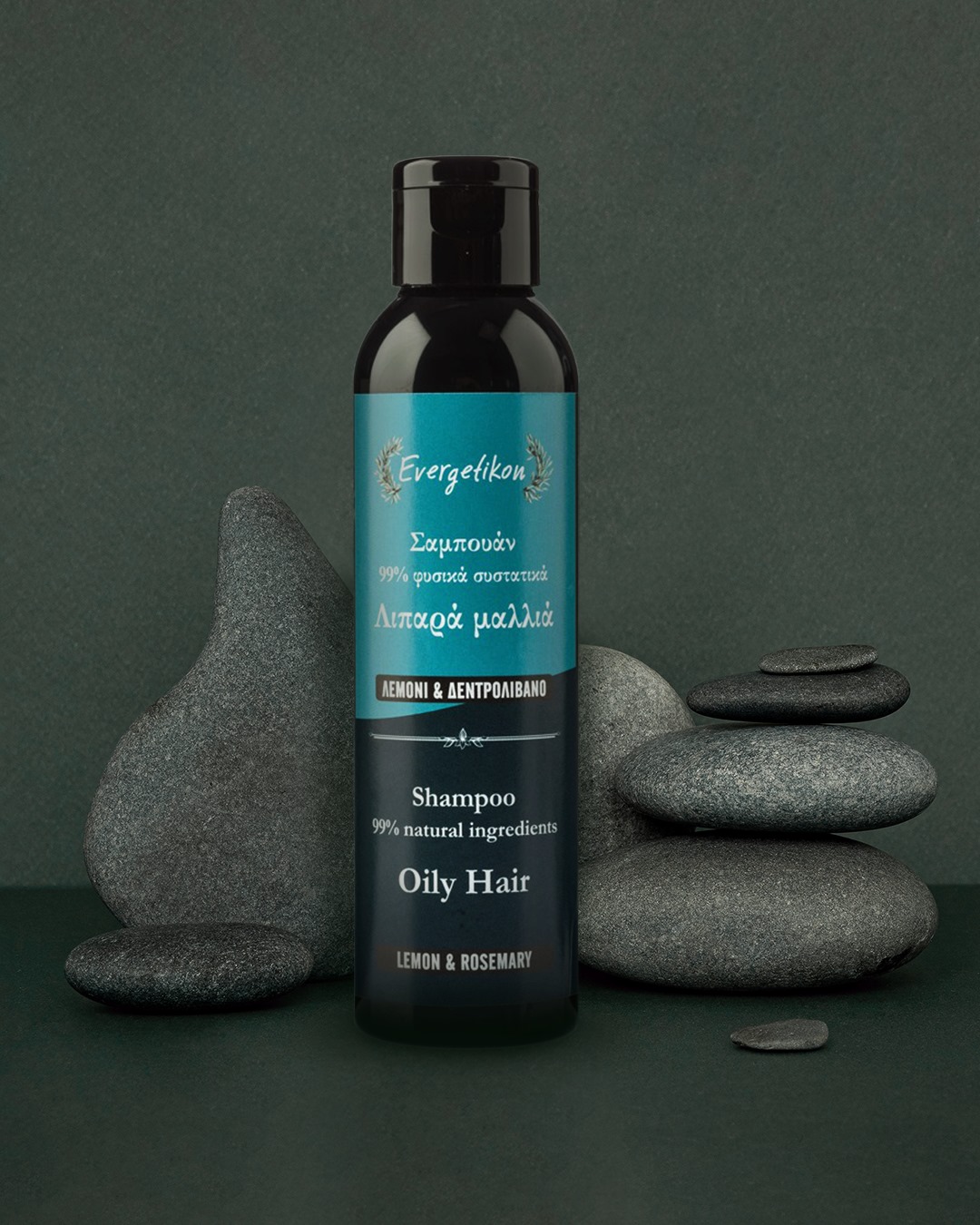 Evergetikon, Přírodní vlasový šampon pro mastné vlasy 150ml