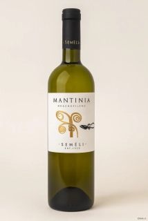 Semeli  Nassiakos Mantinia. Krétské bílé víno, suché 750 ml.
